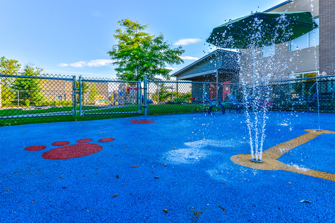 Centre de la petite enfance – Étoile Filante – Jeux d&rsquo;eau